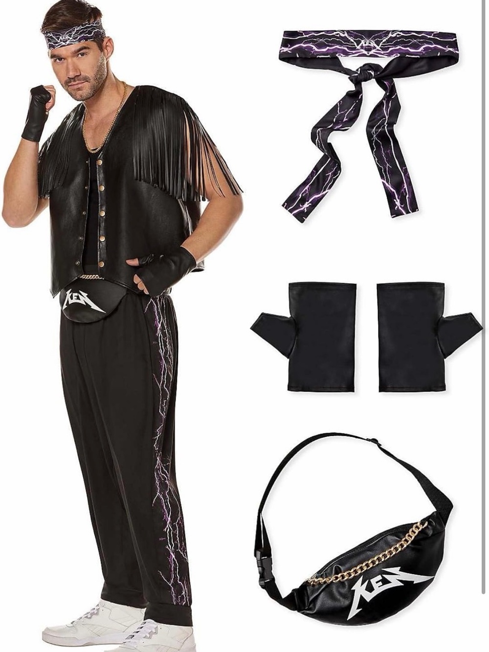 Official Mattel Barbie Movie rocker Ken costume